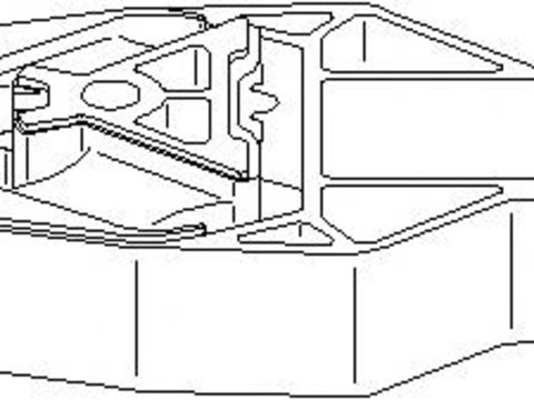 Suport, transmisie manuala FORD FOCUS C-MAX, FORD FOCUS II (DA_), FORD FOCUS II Station Wagon (DA_) - TOPRAN 304 018