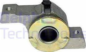 Suport.trapez Bloc silentios fata balansoar fata Spate Dreapta 21x52 mm ALFA ROMEO 147 156 GT FIAT MULTIPLA LANCI ALFA ROMEO GT (937_), Compartiment, 11.2003 - 09.2010 Delphi TD412W