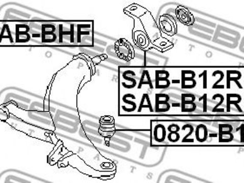 Suport trapez SUBARU LEGACY Mk III combi (BE, BH) - Cod intern: W20236336 - LIVRARE DIN STOC in 24 ore!!!