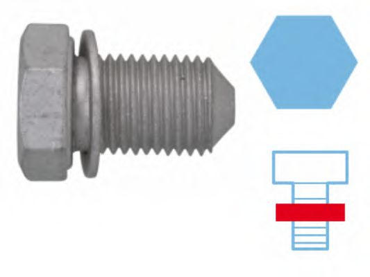 Surub de golire,baia de ulei AUDI A6 Avant (4B5, C5) (1997 - 2005) CORTECO 220125S piesa NOUA