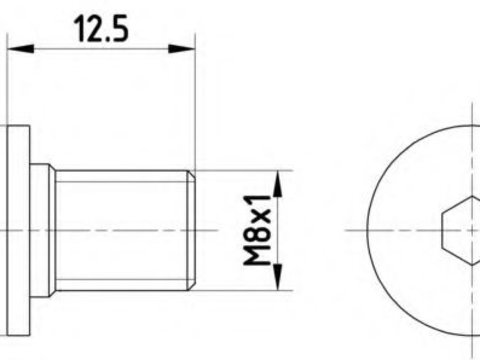 Surub, disc frana MERCEDES E-CLASS (W211) (2002 - 2009) TEXTAR TPM0002 piesa NOUA