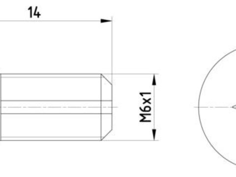 Surub, disc frana TEXTAR TPM0012