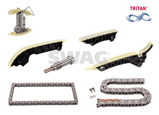 SWAG chit lant de distributie 33101780 pentru masina MERCEDES-BENZ GLB (X247) OM 654.920 1950cc 190cp 140kW 2019 2020 2021 2022 2023 2024
