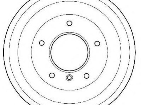 Tambur frana BMW 3 Compact (E36), BMW 3 limuzina (E36), BMW 3 cupe (E36) - JURID 329030J