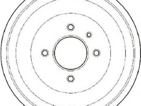 Tambur frana BMW 3 limuzina (E30), BMW 3 Cabriolet (E30) - JURID 329029J