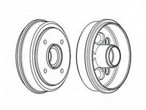 Tambur frana CHEVROLET MATIZ M200 M250 FERODO FDR329246