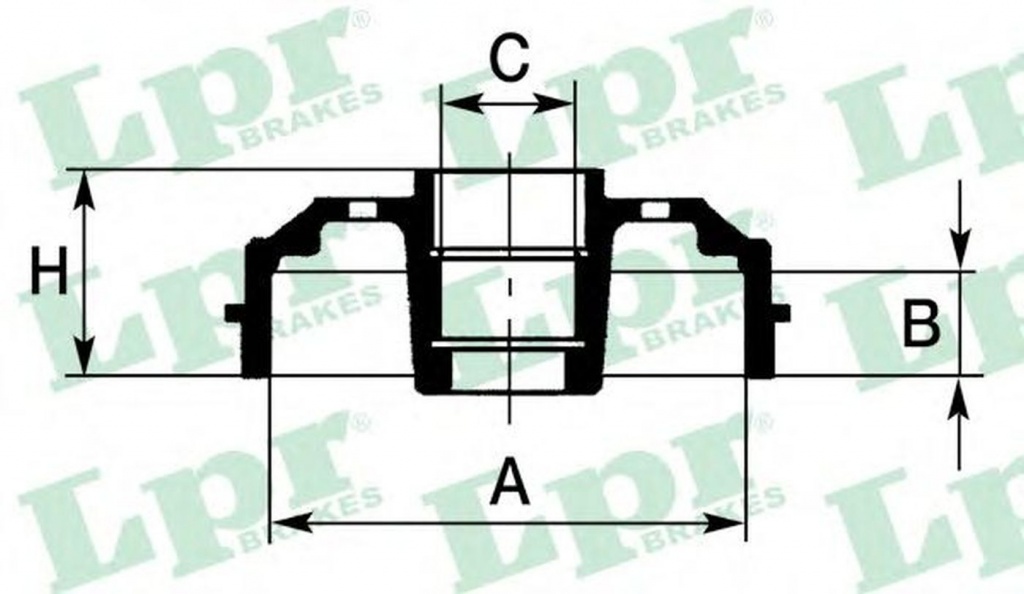 Tambur frana CITROEN DS3 LPR 7D0691A