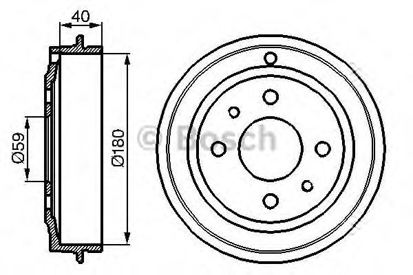 Tambur frana FIAT PUNTO Van (188AX) (2000 - 2009) 