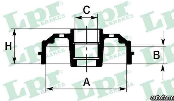 Tambur frana FORD FOCUS combi DNW LPR 7D0591