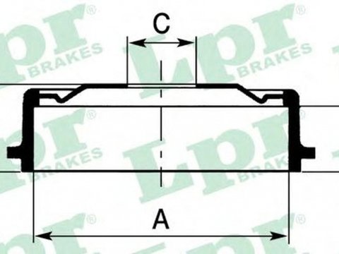 Tambur frana JEEP WRANGLER I YJ SJ LPR 7D0422