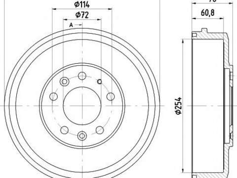 Tambur frana MAZDA MPV Mk II (LW) - TEXTAR 94038300