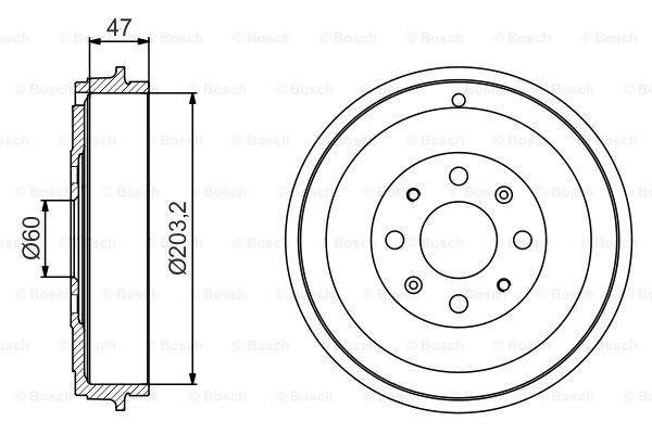 Tambur frana ~ Opel Adam 2012 2013 2014 2015 2016 