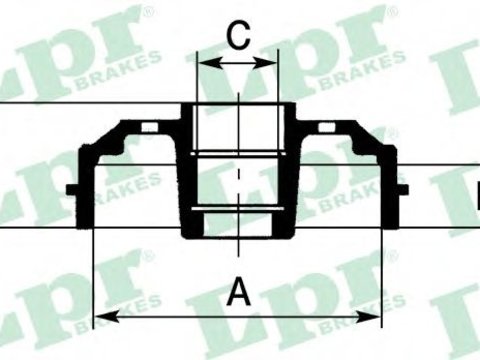 Tambur frana OPEL TIGRA TwinTop (2004 - 2016) LPR 7D0601