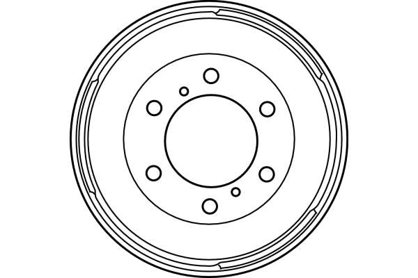 Tambur frana pentru NISSAN NAVARA (D22) 