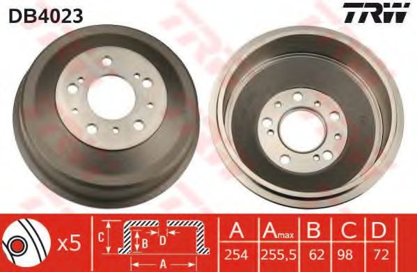 Tambur frana PEUGEOT BOXER platou / sasiu (ZCT) (1
