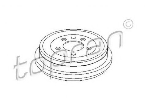 Tambur frana SKODA FABIA 6Y2 TOPRAN 110039