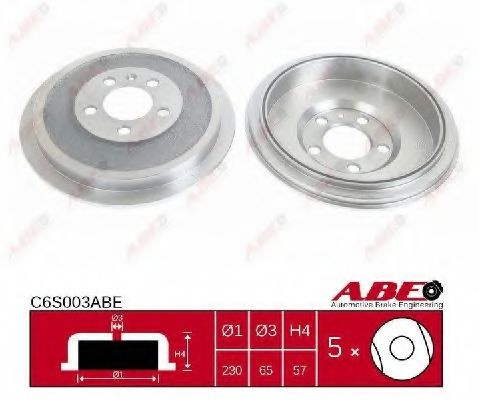 Tambur frana SKODA OCTAVIA 1 (1U2) (1996 - 2010) ABE C6S003ABE