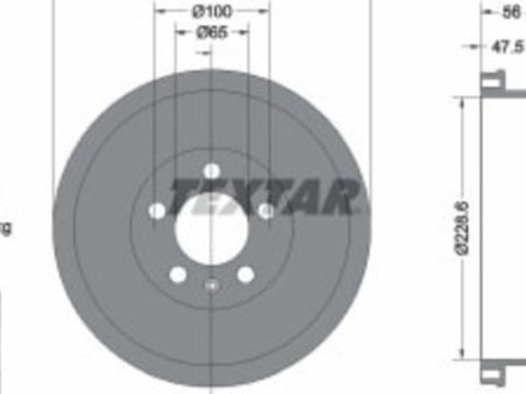 Tambur frana SKODA RAPID 1.2-1.6 d 05.15-