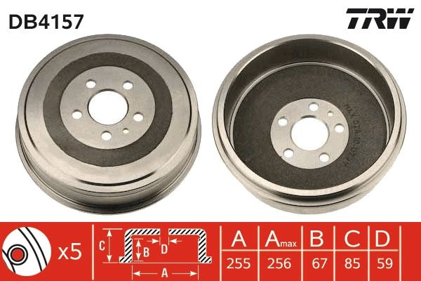 Tambur frana TRW DB4157