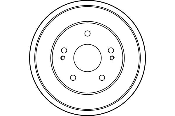 Tambur frana TRW HONDA CR-V I (RD) 1995-2002 - DB4223