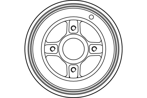 Tambur frana TRW RENAULT MEGANE I (BA0/1_) 1995-2008 - DB4214