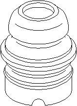 Tampon cauciuc, suspensie BMW 3 limuzina (E46), BMW 3 cupe (E46), BMW 3 Touring (E46) - TOPRAN 500 371