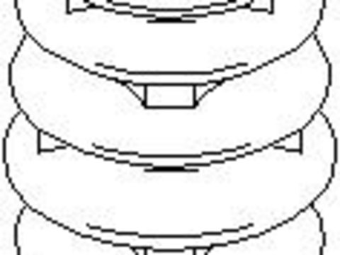 Tampon cauciuc, suspensie FORD SIERRA hatchback (GBC, GBG), FORD SIERRA (GBG, GB4), FORD SIERRA hatchback (GBC) - TOPRAN 301 563