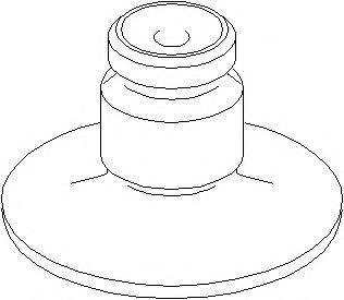 Tampon cauciuc, suspensie OPEL ASTRA G hatchback (F48_, F08_), OPEL ASTRA G limuzina (F69_), OPEL ASTRA G cupe (F07_) - TOPRAN 206 455