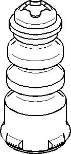 Tampon cauciuc, suspensie SKODA FABIA (6Y2), SKODA FABIA Combi (6Y5), SKODA FABIA limuzina (6Y3) - TOPRAN 109 989