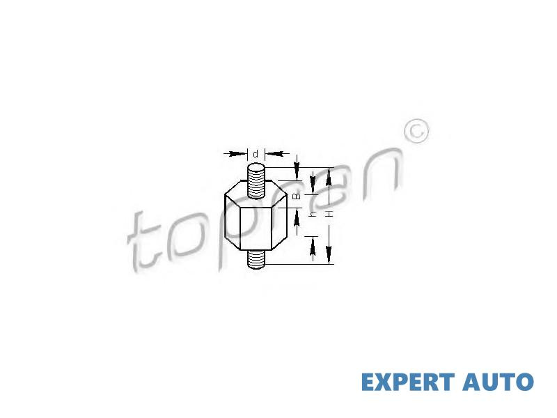 Tampon Volkswagen VW SHARAN (7M8, 7M9, 7M6) 1995-2010 #8 1002010002