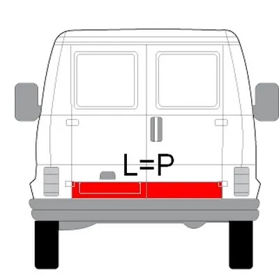 Tapiterie usi exterior pentru PEUGEOT J5 platou / sasiu (280L) 1981-1990