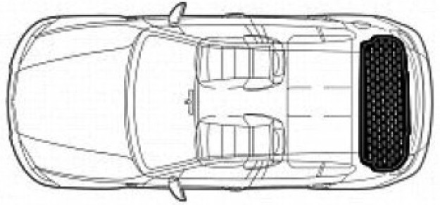 Tavita Portbagaj Volkswagen Golf 7 2013-2020 Negru PB 7007 / PBA1 180924-7