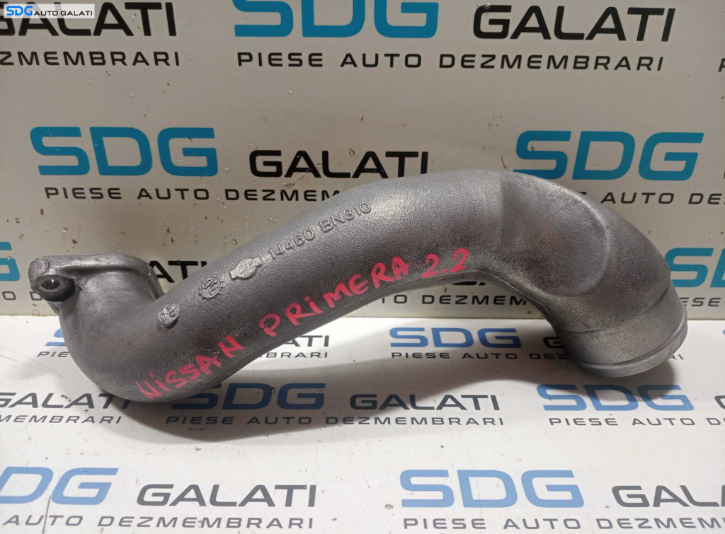 Teava Conducta Tub Admisie Aer Turbo Turbina Turbosuflanta Intercooler Nissan Almera 2.2 DCI 2003 - 2006 Cod 14460BN310 [M5002]