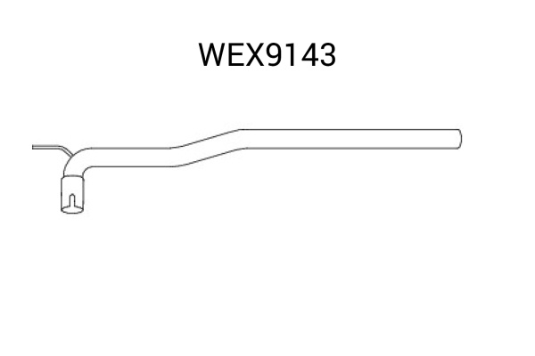 Teava reparatie catalizator WEX9143 QWP