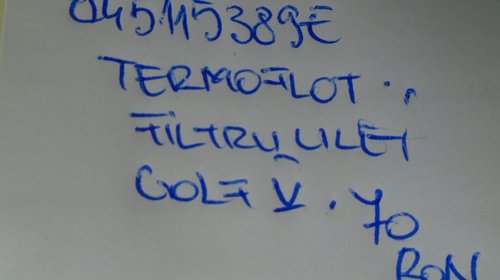 Termoflot filtru ulei vw golf 4 cod 0451