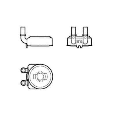 Termoflot radiator ulei Citroen BERLINGO (MF) NRF 31739