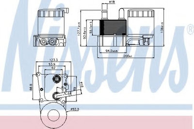 Termoflot / radiator ulei FORD FOCUS limuzina (DFW