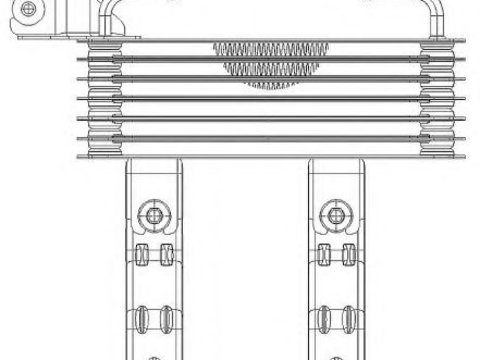 Termoflot / radiator ulei HYUNDAI SANTA FÉ I (SM) (2000 - 2006) NRF 31165