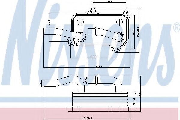 Termoflot / radiator ulei MERCEDES M-CLASS (W163) 