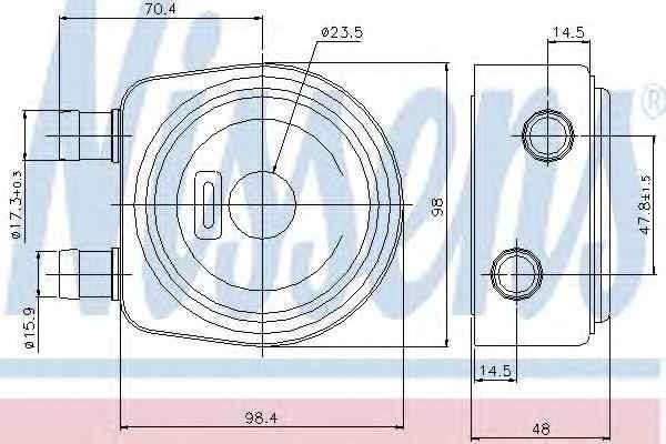 Termoflot radiator ulei MITSUBISHI CARISMA limuzin