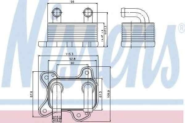 Termoflot radiator ulei OPEL COMBO caroserie inchi