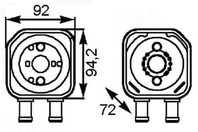 Termoflot radiator ulei SEAT ALHAMBRA (7V8 7V9) NR