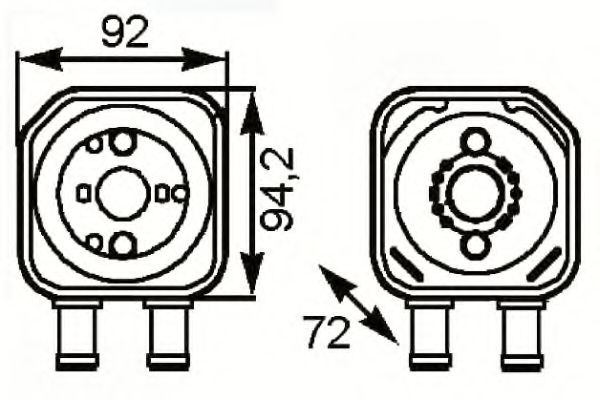Termoflot / radiator ulei SEAT IBIZA Mk II (6K1) (1993 - 1999) NRF 31179