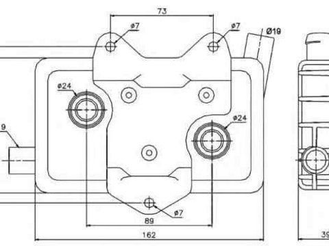 Termoflot radiator ulei SSANGYONG REXTON (GAB_) NRF 31180