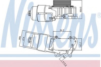Termoflot / radiator ulei SUZUKI SX4 (EY, GY) (200