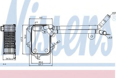 Termoflot / radiator ulei VW BEETLE (5C1) (2011 - 