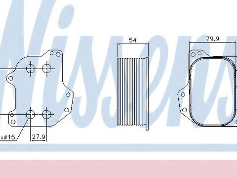 Termoflot / radiator ulei VW CADDY IV combi (Saab, SAJ) (2015 - 2016) MTR 12165136