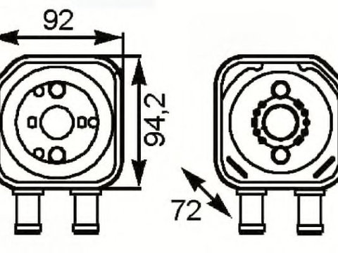 Termoflot / radiator ulei VW GOLF 4 Variant (1J5) (1999 - 2006) NRF 31179