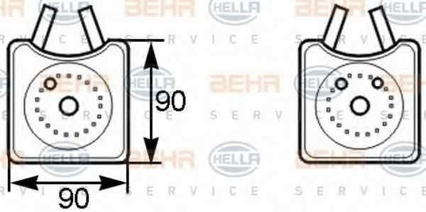 Termoflot radiator ulei VW GOLF V Variant (1K5) HE