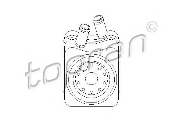 Termoflot / radiator ulei VW NEW BEETLE Cabriolet (1Y7) (2002 - 2010) TOPRAN 109 778